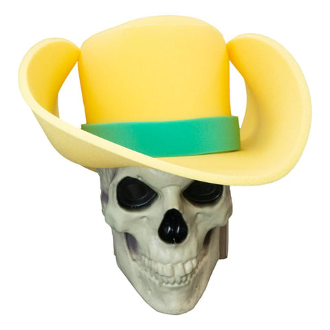 12 Ft Skeleton Giant Cowboy Hat - Foam Party Hats Inc