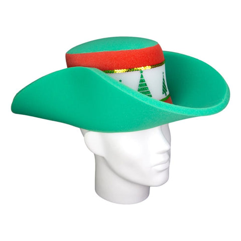 Christmas Cowboy Hat - Foam Party Hats Inc