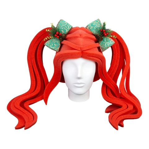 Christmas Double Ponytail Wig - Foam Party Hats Inc
