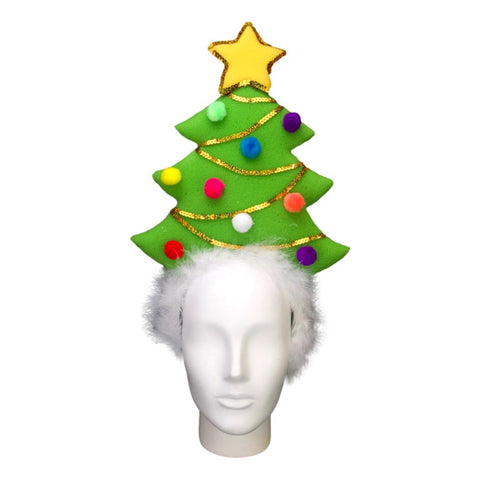 Christmas Tree Headband - Foam Party Hats Inc