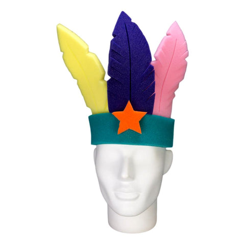 Feathers Headband - Foam Party Hats Inc