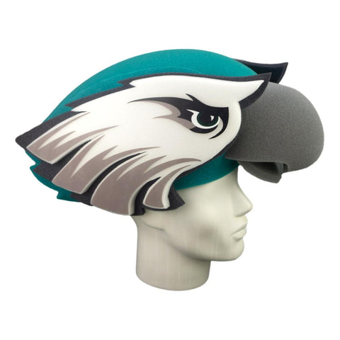 Philadelphia Eagles Hat foam NFL fan hat right side view with white eagle head