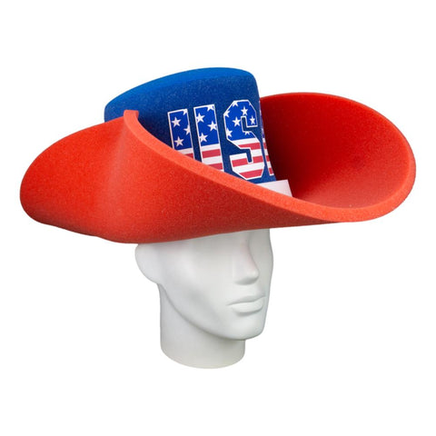 USA Patriotic Giant Cowboy Hat - Foam Party Hats Inc