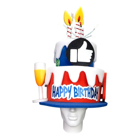 Custom Birthday Cake Hat - Foam Party Hats Inc