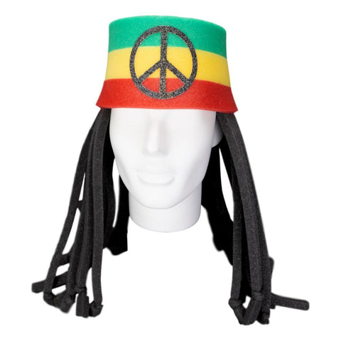 Peace Wig - Foam Party Hats Inc