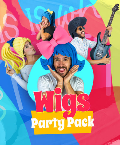 Foam Wigs Party Pack (20 Wigs) - Foam Party Hats Inc