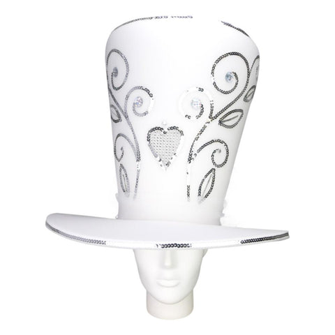 Silver Bride Hat - Foam Party Hats Inc