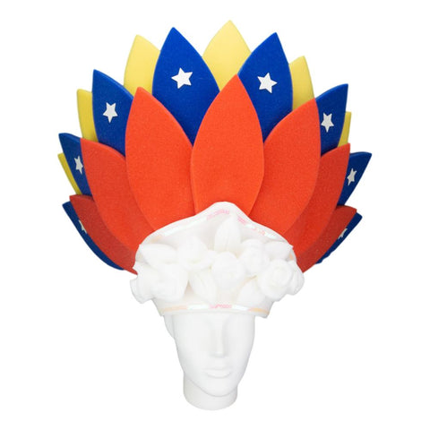 Venezuelan Feathers Crown - Foam Party Hats Inc