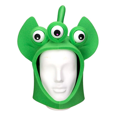Alienhead Hat - Alien Costume Hat, Space Party Hat | Foam Party Hats ...