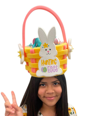 Easter Egg Basket Hat - Foam Party Hats Inc