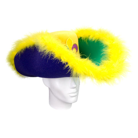 Giant Mardi Gras Cowboy Hat - Foam Party Hats Inc