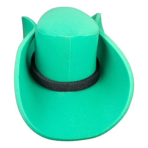 Green Cowboy Hat Giant Patrick's Foam Cowboy Hat Shamrock