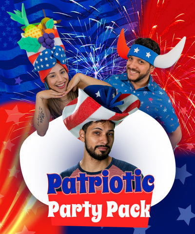 Patriotic Party Pack (20 Hats & 20 Headbands)