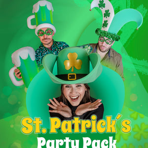 St. Patrick´s Party Pack (10 Hats & 10 Headbands) - Foam Party Hats Inc