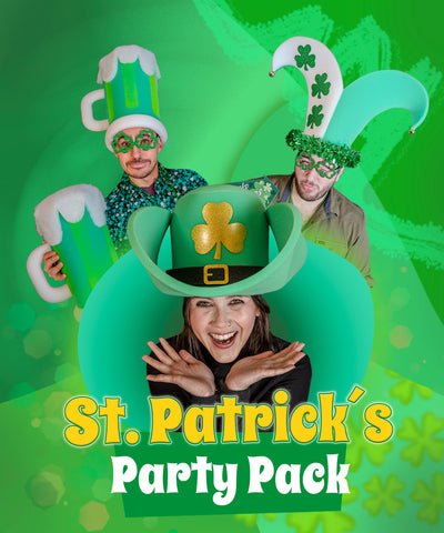St. Patrick´s Party Pack (10 Hats & 10 Headbands) - Foam Party Hats Inc