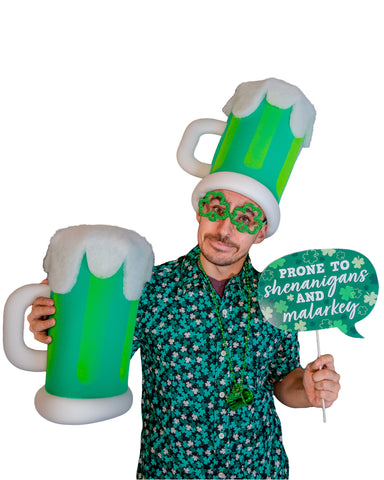 St. Patrick's Beer Mug Hat - Foam Party Hats Inc