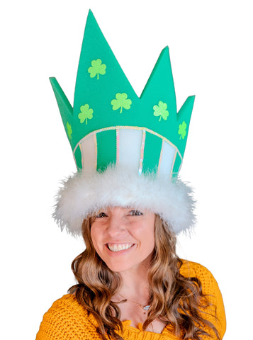St. Patrick's Crown Hat - Foam Party Hats Inc