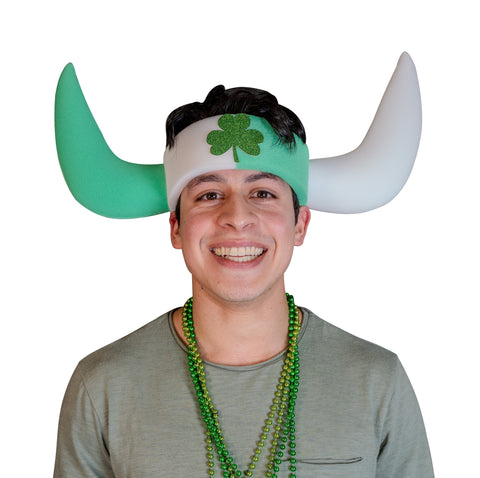 St. Patrick's Long Horns Headband - Foam Party Hats Inc