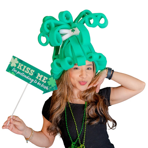 St. Patrick´s Rollers Wig - Foam Party Hats Inc
