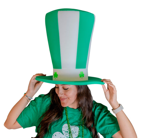 St. Patrick's Stripes Hat - Foam Party Hats Inc