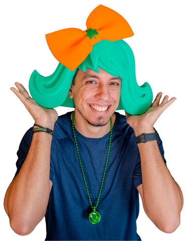 St. Patrick's Wig - Foam Party Hats Inc
