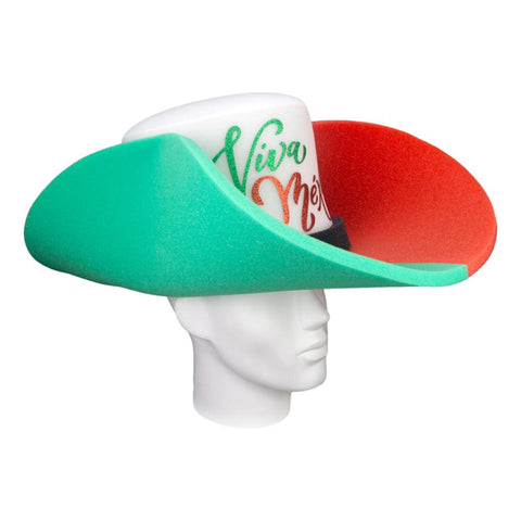 Viva Mexico Giant Cowboy Hat - Foam Party Hats Inc