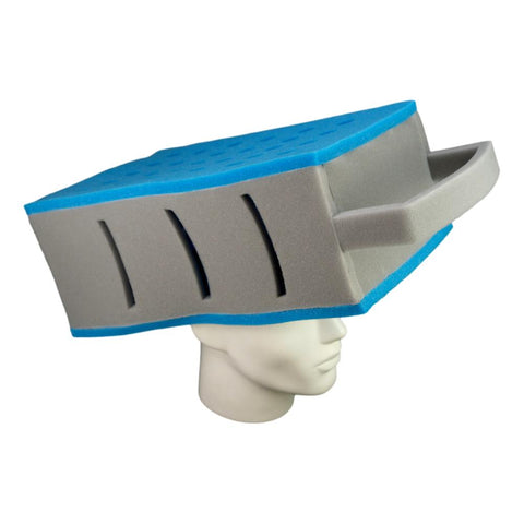 Graterhead Hat Light Blue - Foam Party Hats Inc