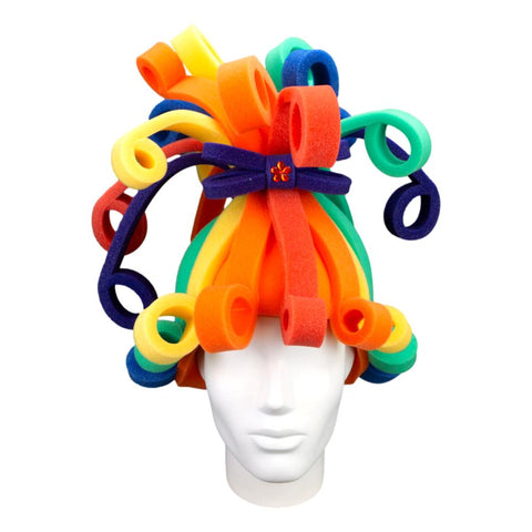 Pride Rainbow Wig - Foam Party Hats Inc