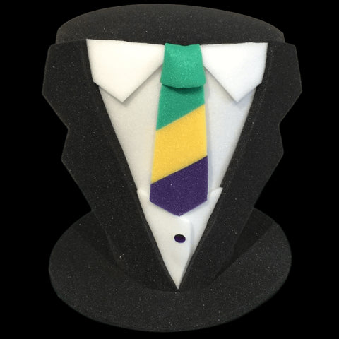 Mardi Gras Suit Hat - Foam Party Hats Inc