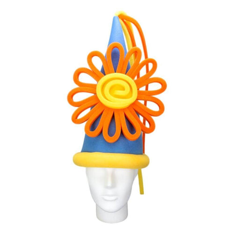 Flower Cone Hat - Foam Party Hats Inc