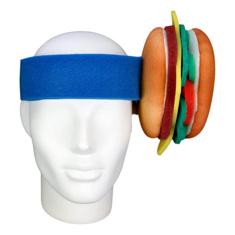 Hamburger Headband - Foam Party Hats Inc