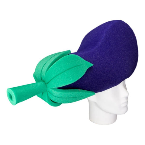 Eggplant Hat - Foam Party Hats Inc