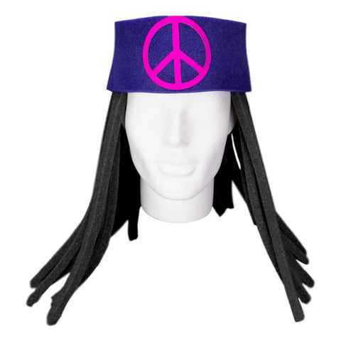 Hippie Wig - Foam Party Hats Inc