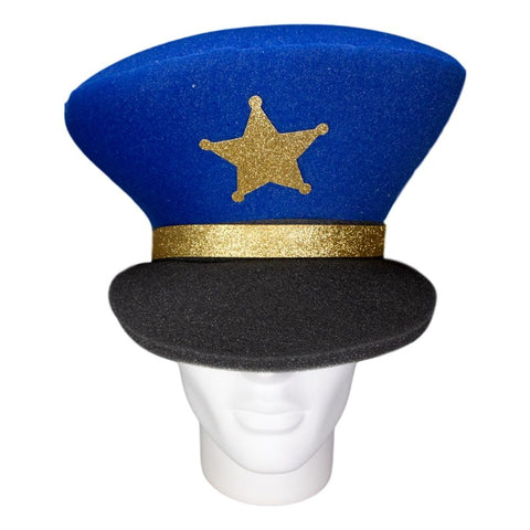 Police Hat - Foam Party Hats Inc