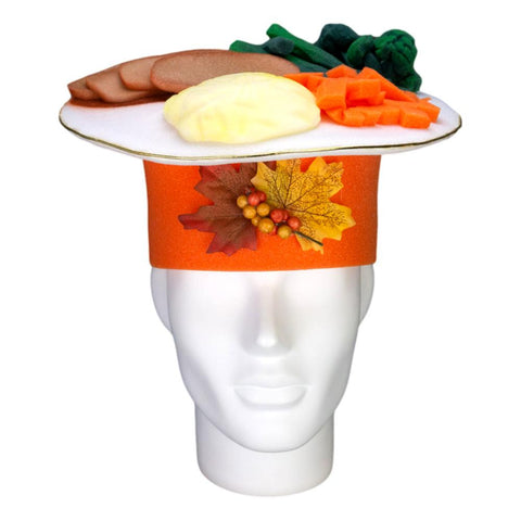 Thanksgiving Meal Hat - Foam Party Hats Inc