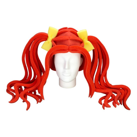 Double Ponytail Wig - Foam Party Hats Inc