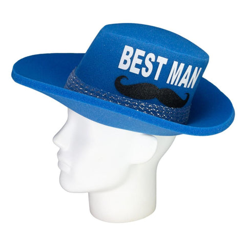 Best Man Hat - Foam Party Hats Inc