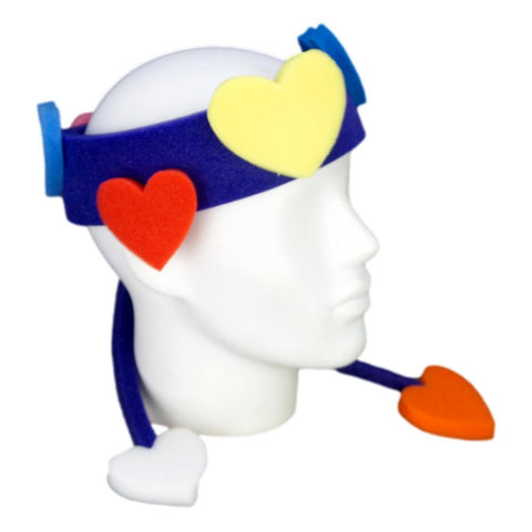 Hearts Headband - Foam Party Hats Inc