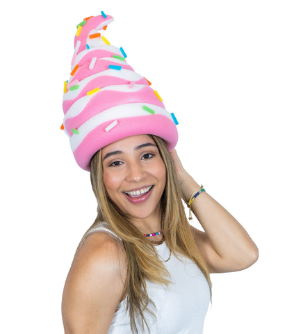 Swirl Ice Cream Hat - Foam Party Hats Inc