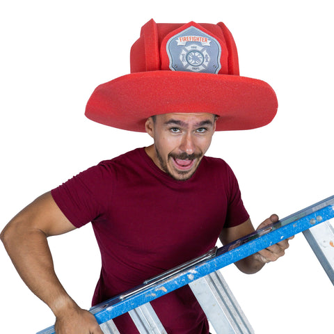 Giant Firefighter Hat - Foam Party Hats Inc