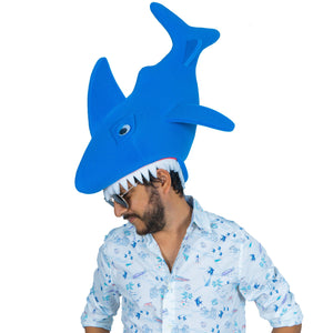 Open Mouth Shark Hat - Foam Party Hats Inc
