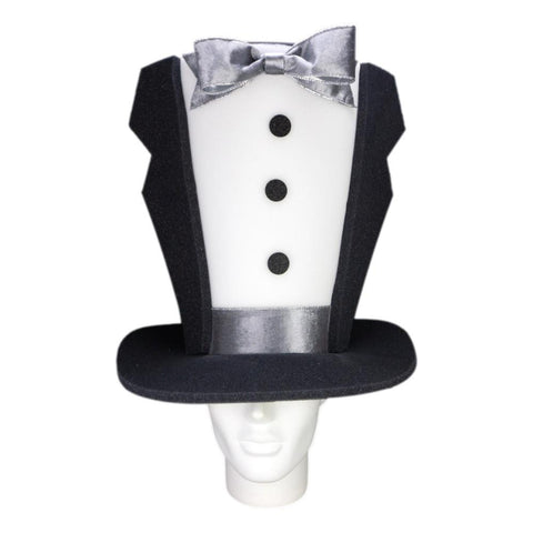Gala Tuxedo Hat - Foam Party Hats Inc