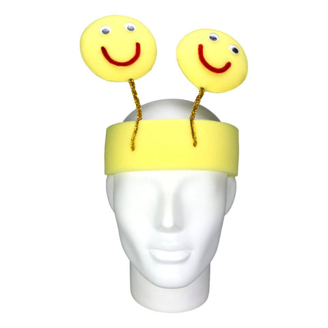 Happy Faces Headband - Foam Party Hats Inc