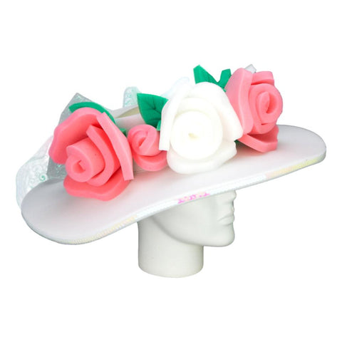 Roses Bride Large Pamela - Foam Party Hats Inc