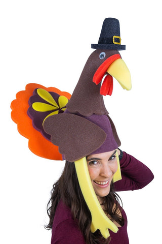 Thanksgiving Turkey Hat - Foam Party Hats Inc
