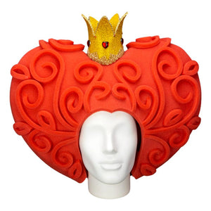 Hearts Crown Wig - Foam Party Hats Inc