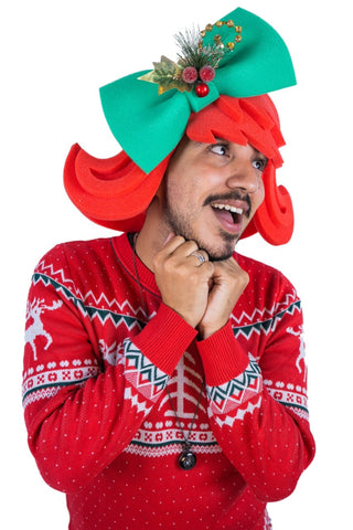 Christmas Wig - Foam Party Hats Inc