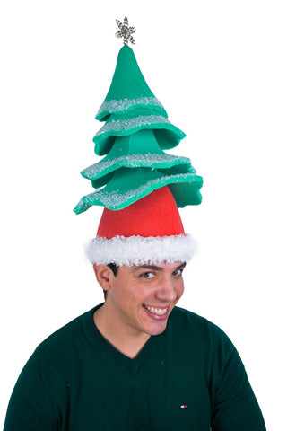 Christmas Tree Hat - Foam Party Hats Inc