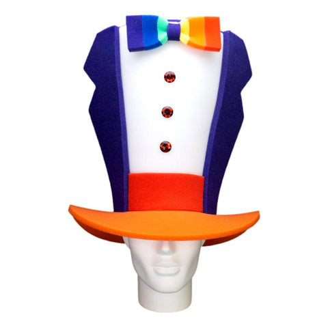 Pride Bow Suit Hat - Foam Party Hats Inc