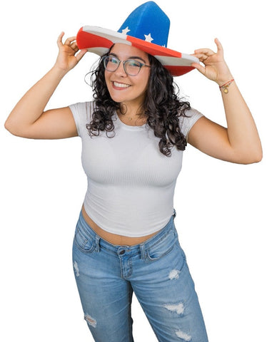 USA Lady Hat - Foam Party Hats Inc